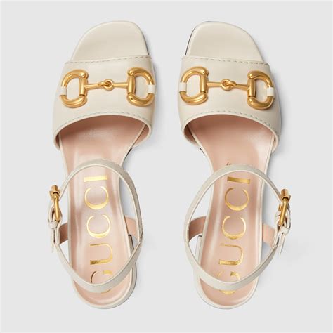 white gucci sandals women's